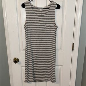 Striped Sleeveless Dress
